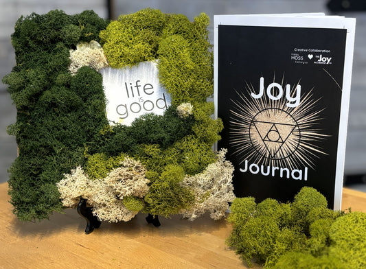 MANIFEST JOY ~ Guided Journal & Moss Art Kit